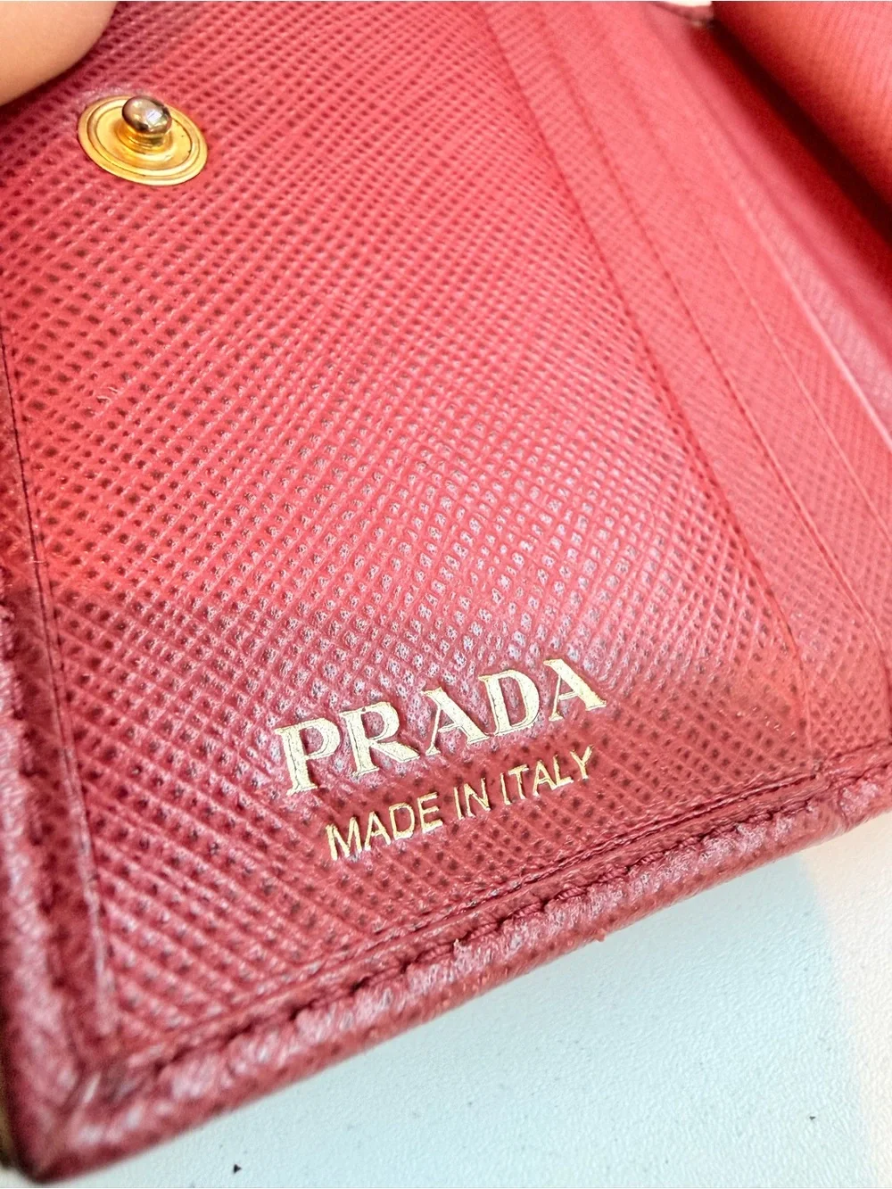 Prada ‘Small Saffiano Leather Wallet’